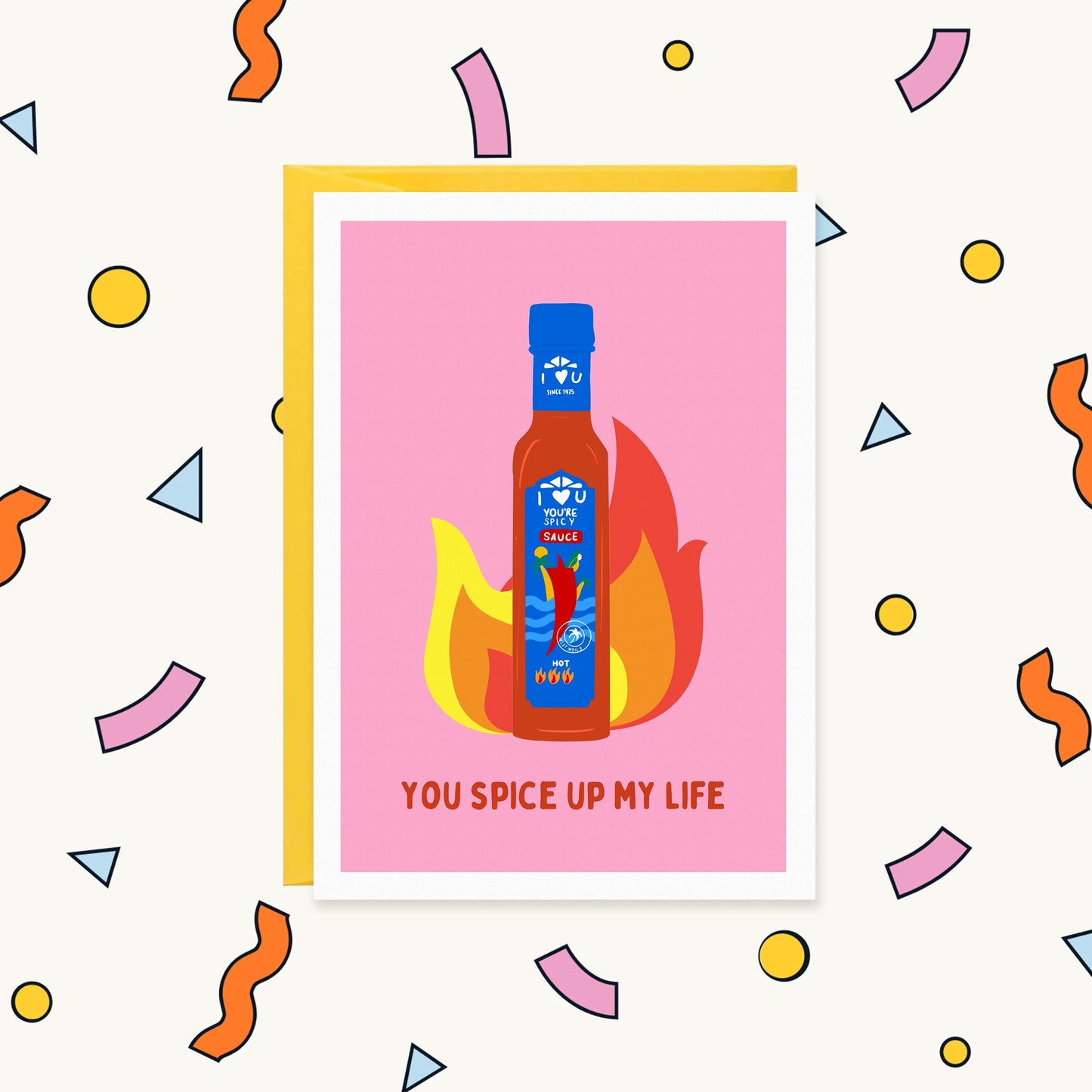 Spice Up My Life Funny Desi Valentine or Birthday Card | VALENTINES FOR HER Greeting Card