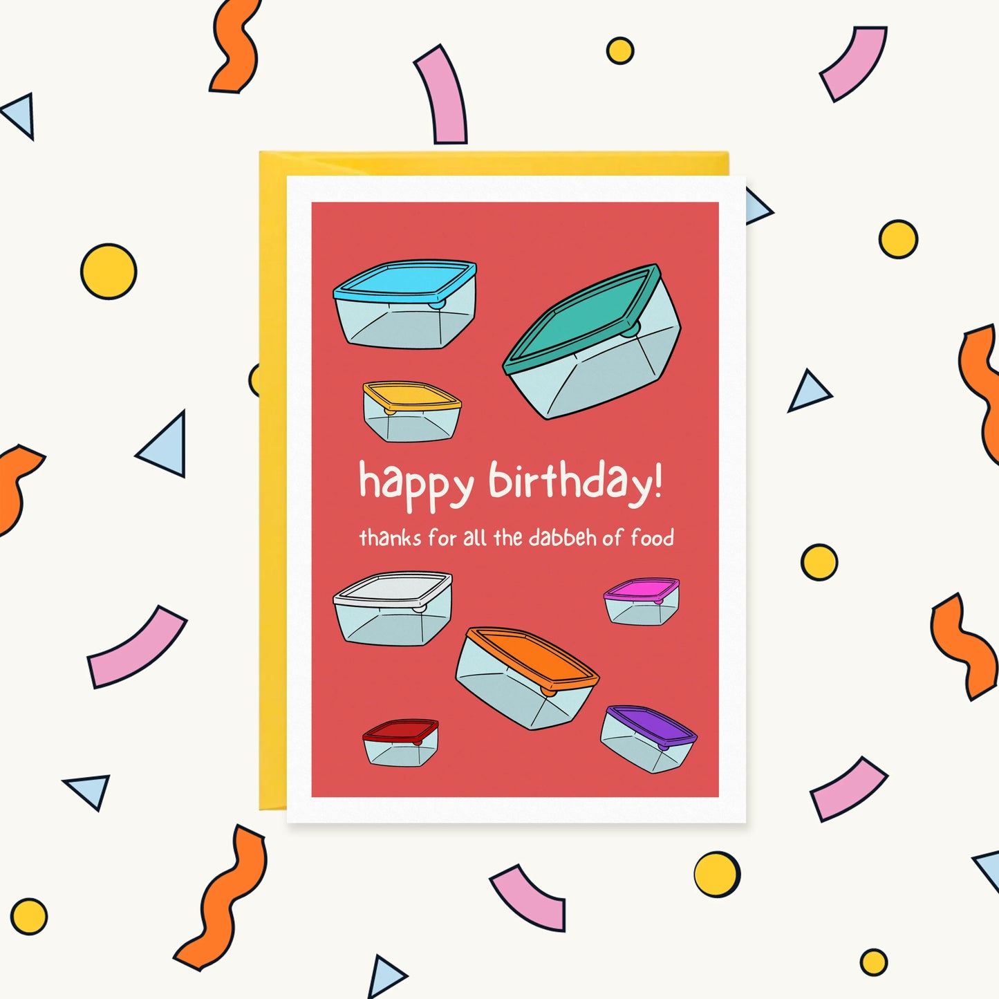 Birthday Dabbeh Funny Punjabi Goat Birthday Card | BIRTHDAY FOR HIM Greeting Card