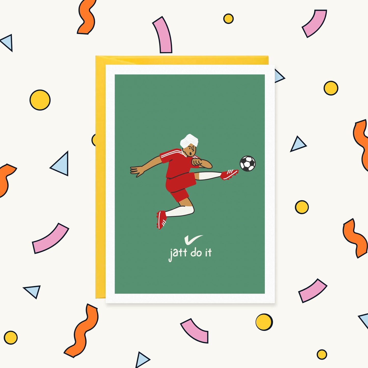 Jatt Do It Motivational or Birthday Punjabi Card | BIRTHDAY FOR HIM Greeting Card