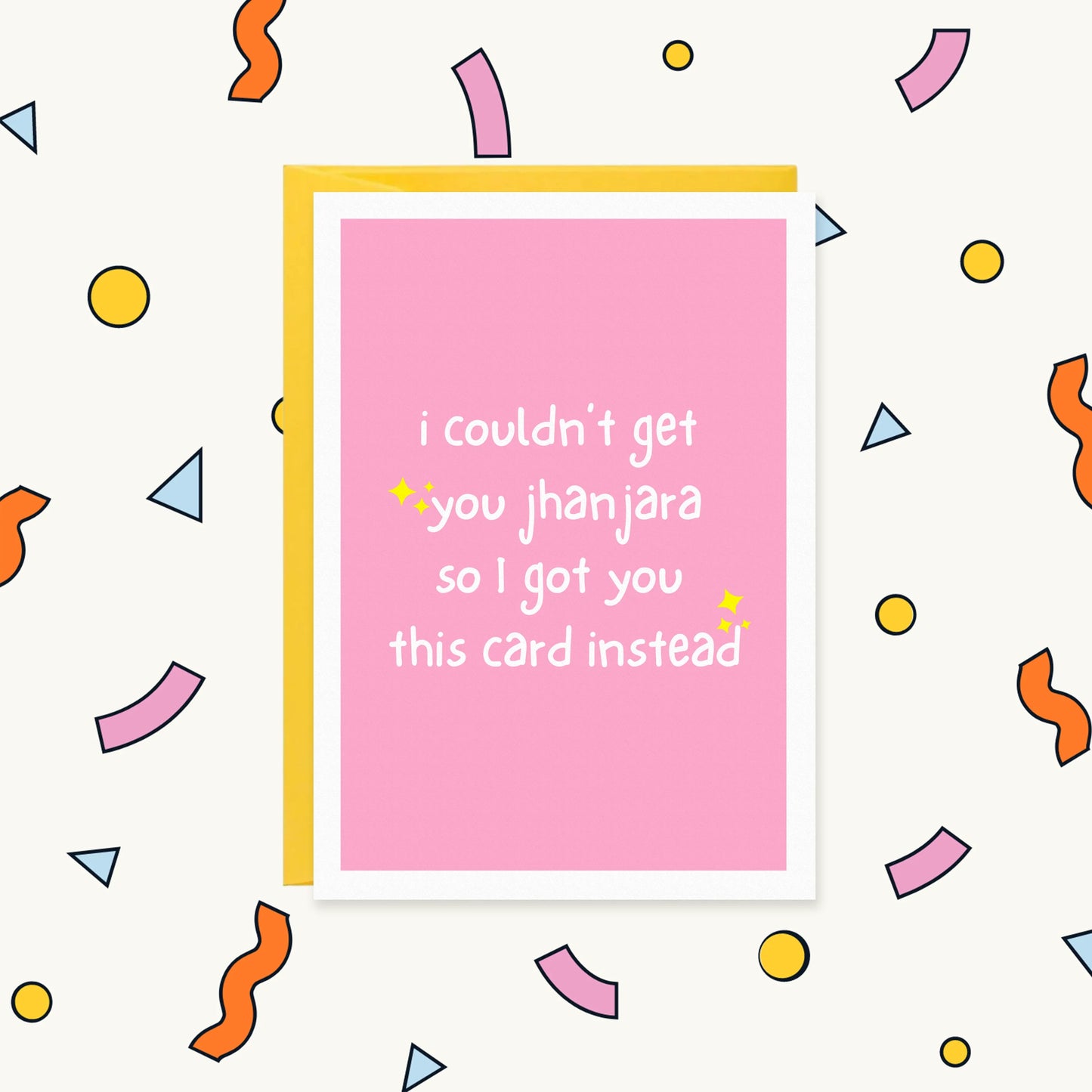 Jhanjara Punjabi Love or Birthday Card | FOR HER VALENTINES Greeting Card