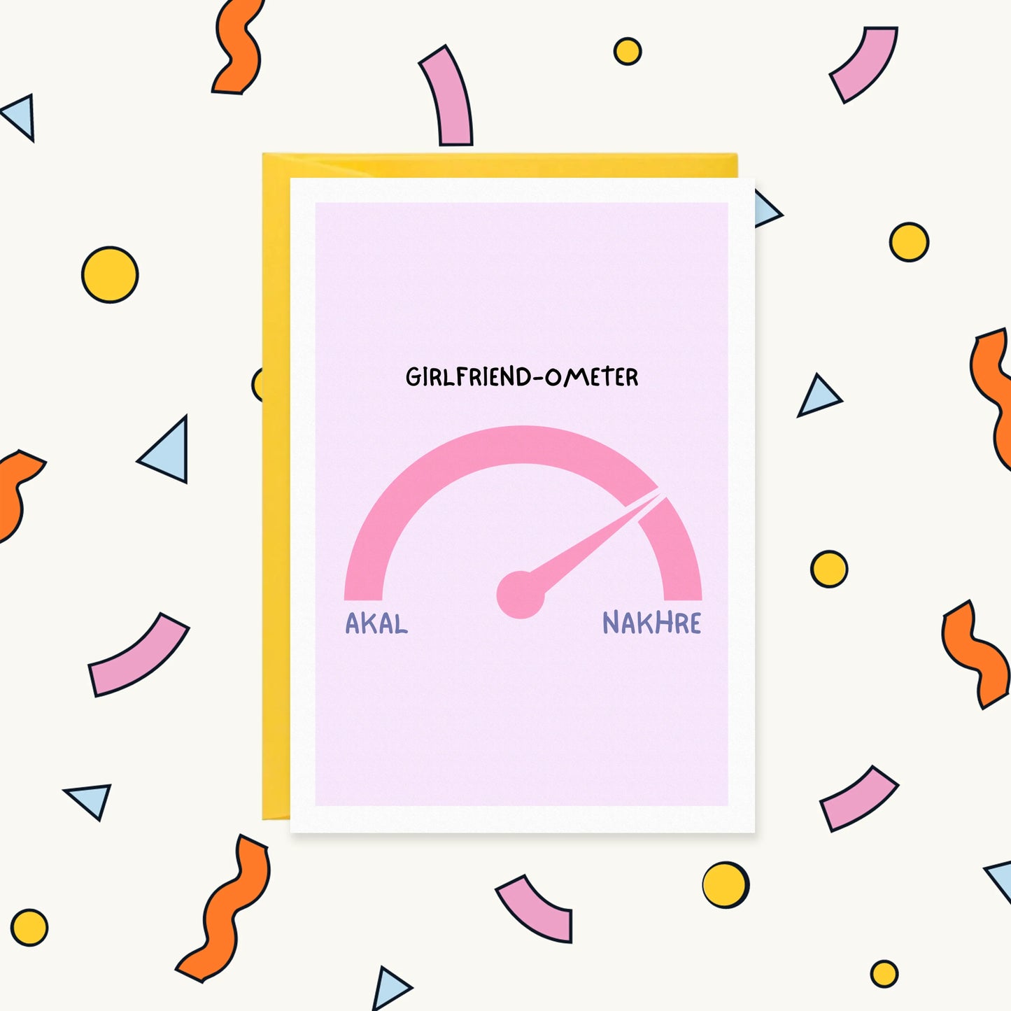 Girlfriend-O-Meter Funny Relationship Rating Card | VALENTINES FOR HER Greeting Card