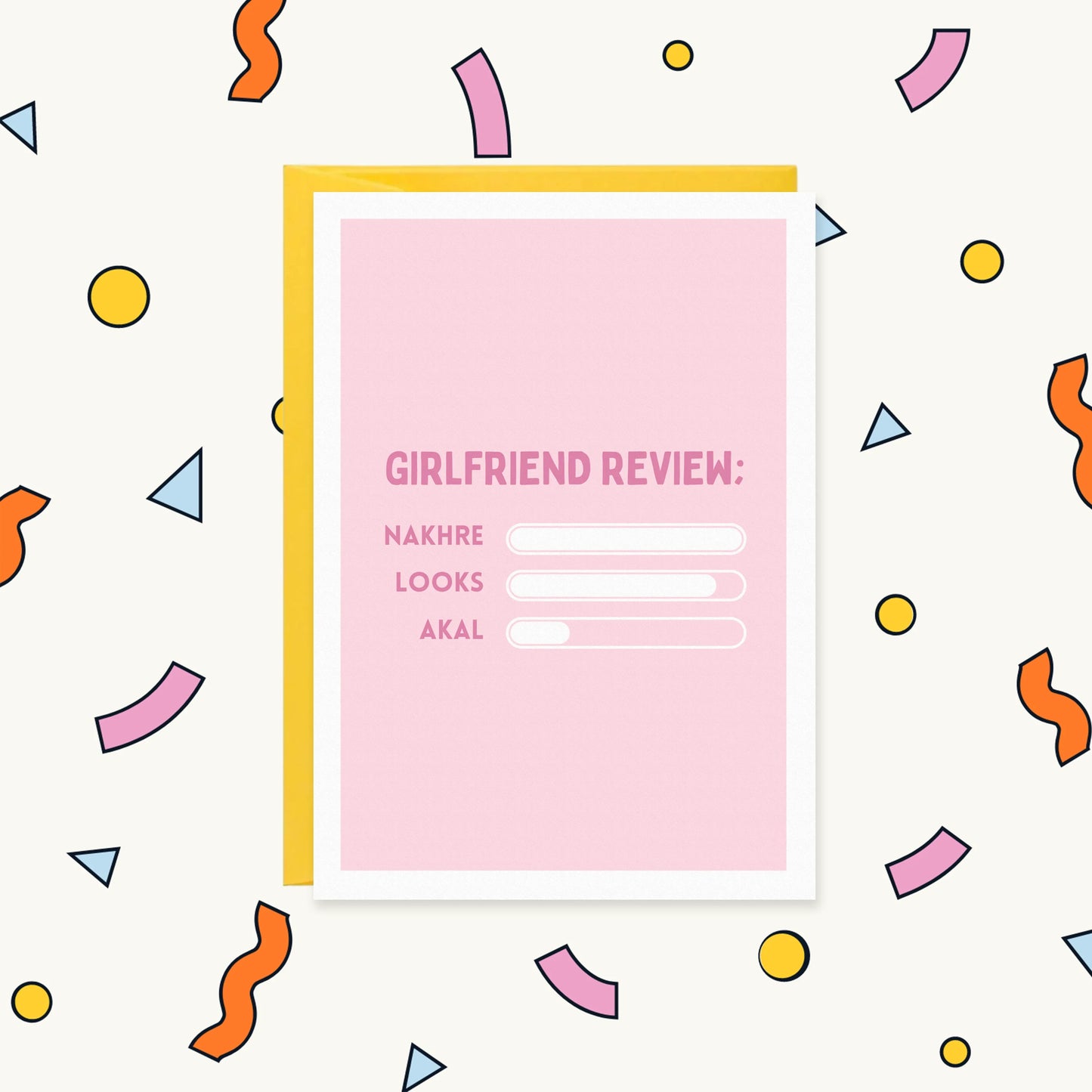 Girlfriend Review Funny 5-Star Love Card | VALENTINES FOR HER Greeting Card