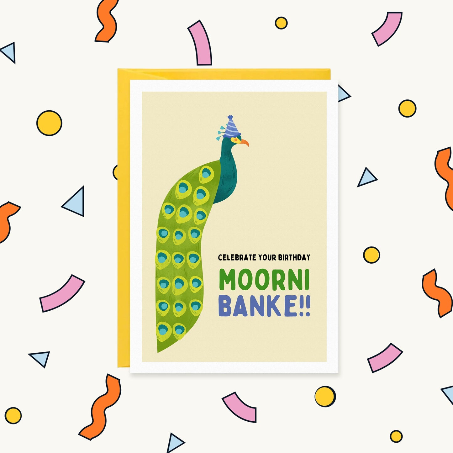Moorni Banke Fun Desi Compliment or Birthday Card | BIRTHDAY FOR HER Greeting Card