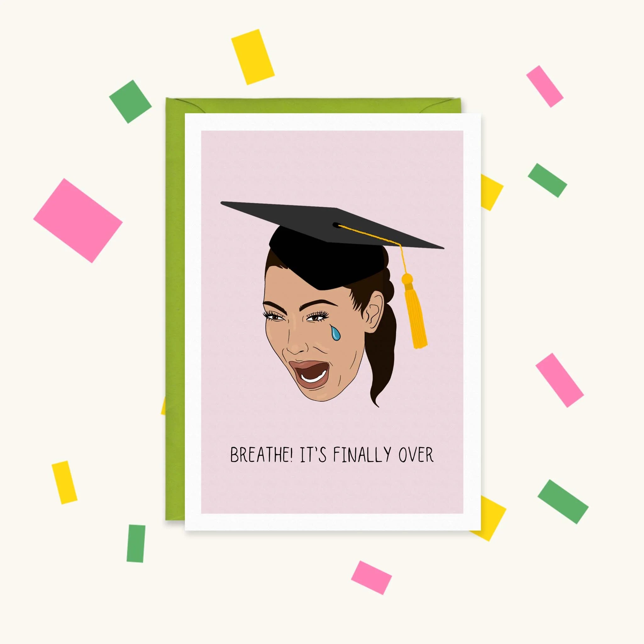 Kim Graduation – Funny Greeting Card – Happy Cacti