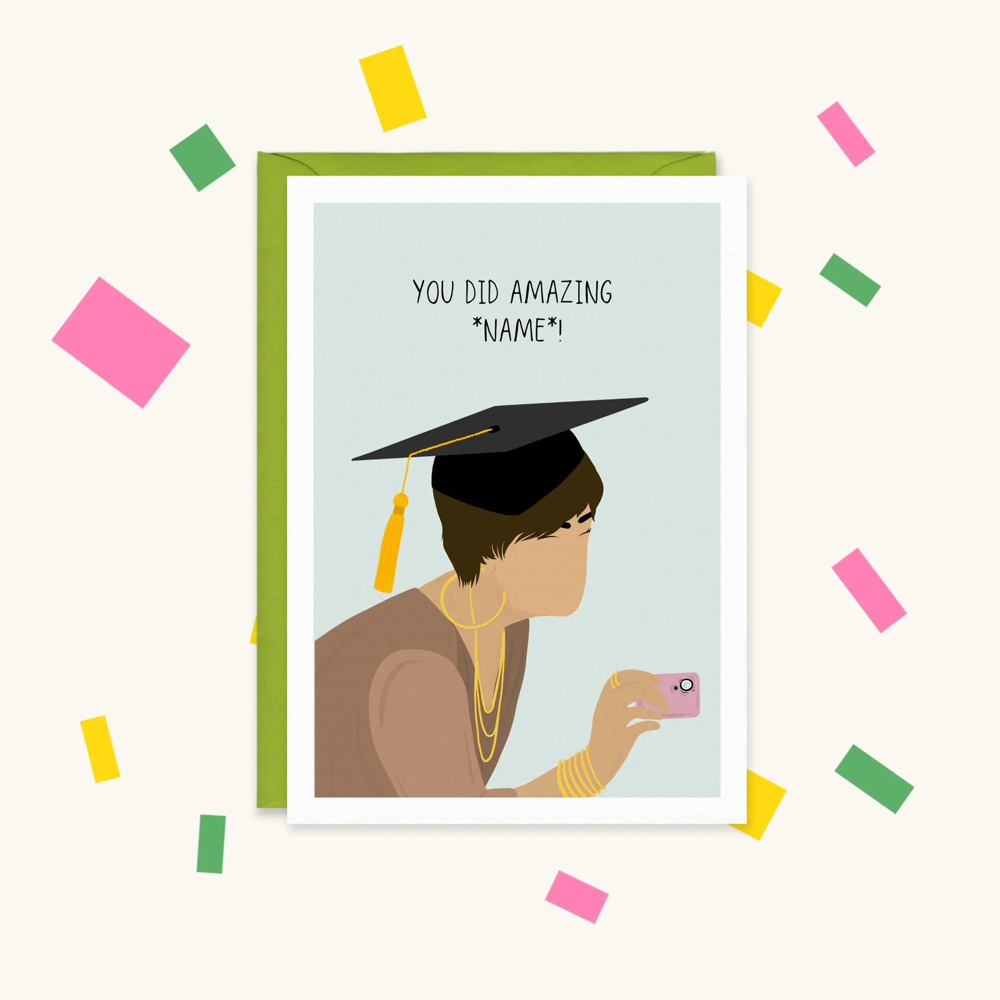 You Did Amazing Sweetie Personalised – Happy Cacti