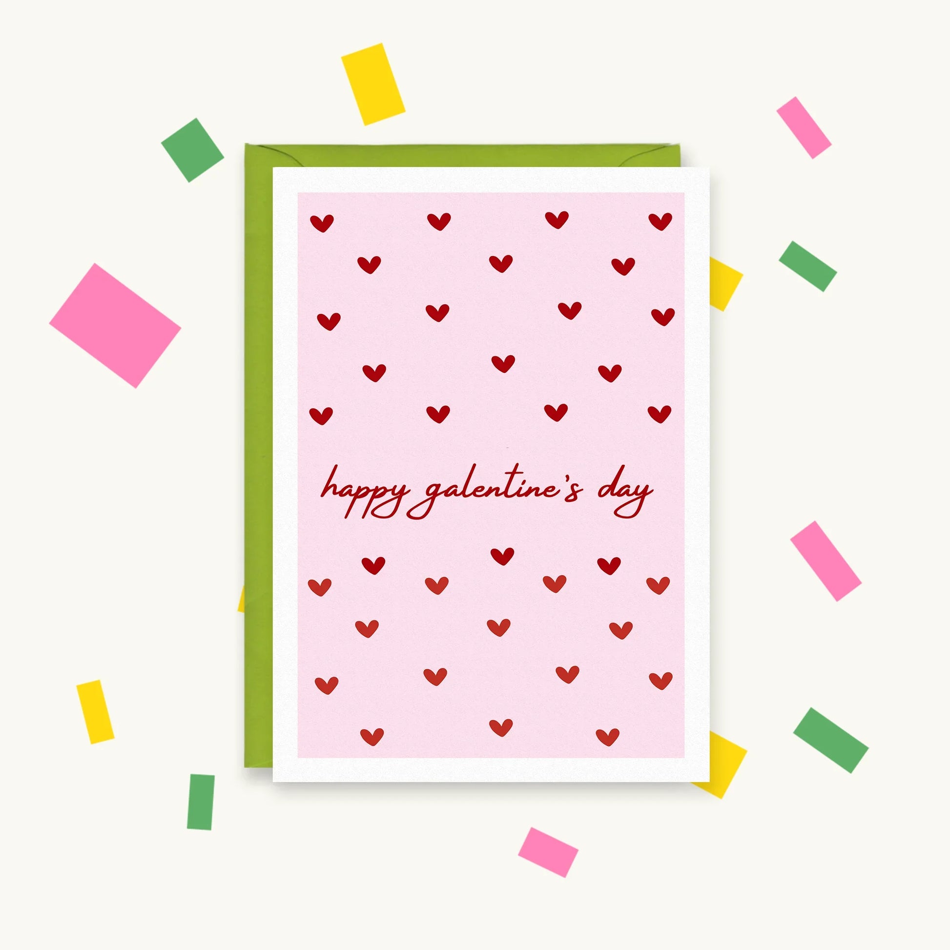 Happy Galentines Day – Gen Z Pop Culture Greeting Card – Happy Cacti