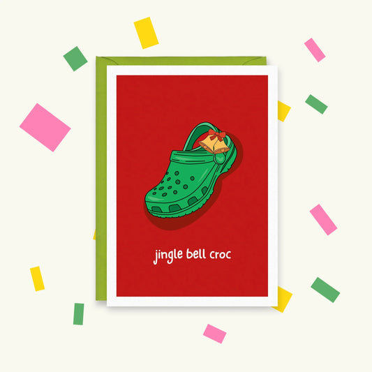 Jingle Bell Croc – Happy Cacti